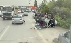 Sakarya’da Kaza: Fidanlıktaki Saksılara Çarpan Otomobil Ters Döndü, 1 Yaralı