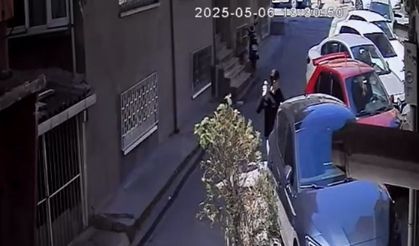 Park Halindeki Araca Saldırdı, Hiçbir Şey Olmamış Gibi Uzaklaştı