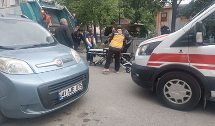 Gebze’de Temizlik Görevlisi Kaza Geçirdi