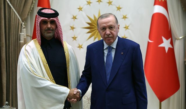 Cumhurbaşkanı Erdoğan, Katar Büyükelçisi’ni Cumhurbaşkanlığı Külliyesi’nde Kabul Etti