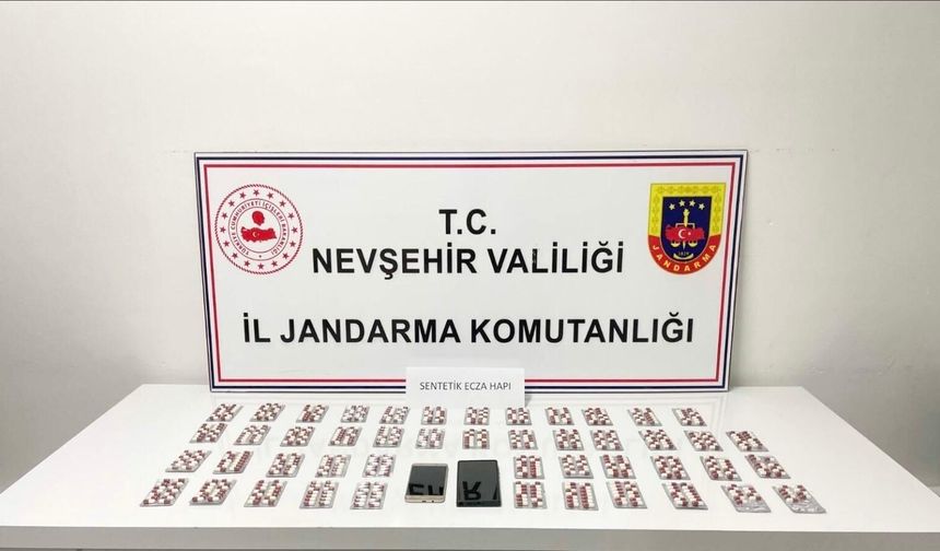 Nevşehir’de 641 Sentetik Uyuşturucu Hap Ele Geçirildi: 1 Tutuklama